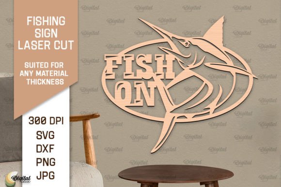 Download Fishing Sign LaserCut. Fishing Decor SVG - Fishing decor Collection