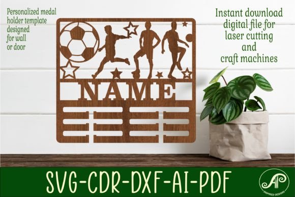 Download Soccer / Football Medal Holder SVG - Soccer Collection