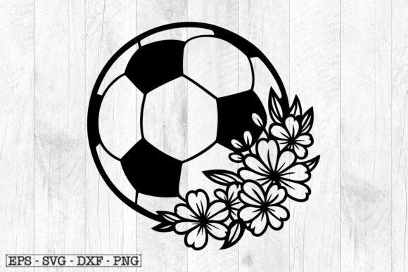 Download Floral Soccer SVG File , Football Svg - Soccer Collection