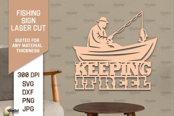 Download Fishing Sign LaserCut. Fishing Decor SVG - Fishing decor Collection