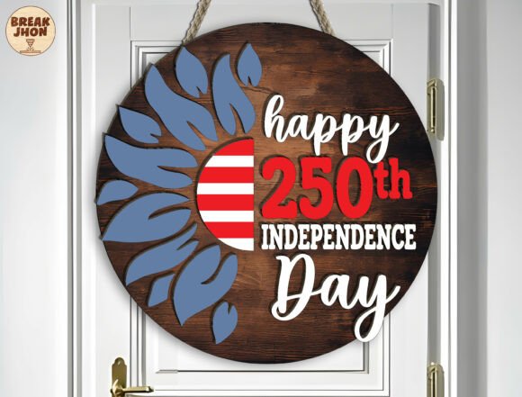Download 250th Independence Day Door Sign SVG - Premium Bundle